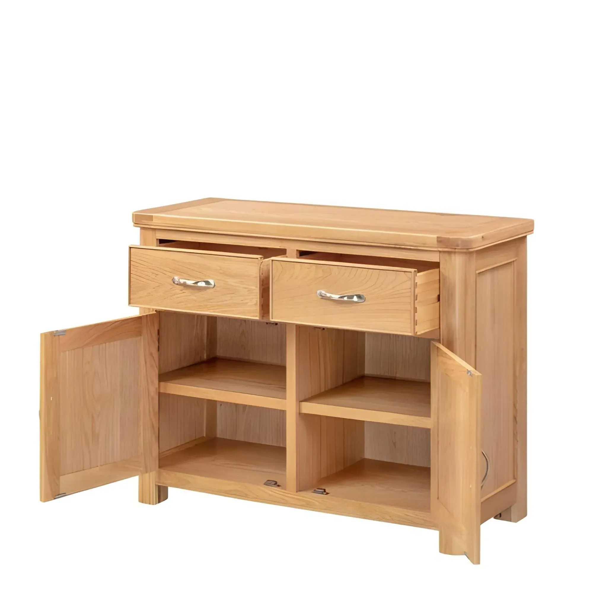 Clarion Oak 2 Door Medium Sideboard - Oak