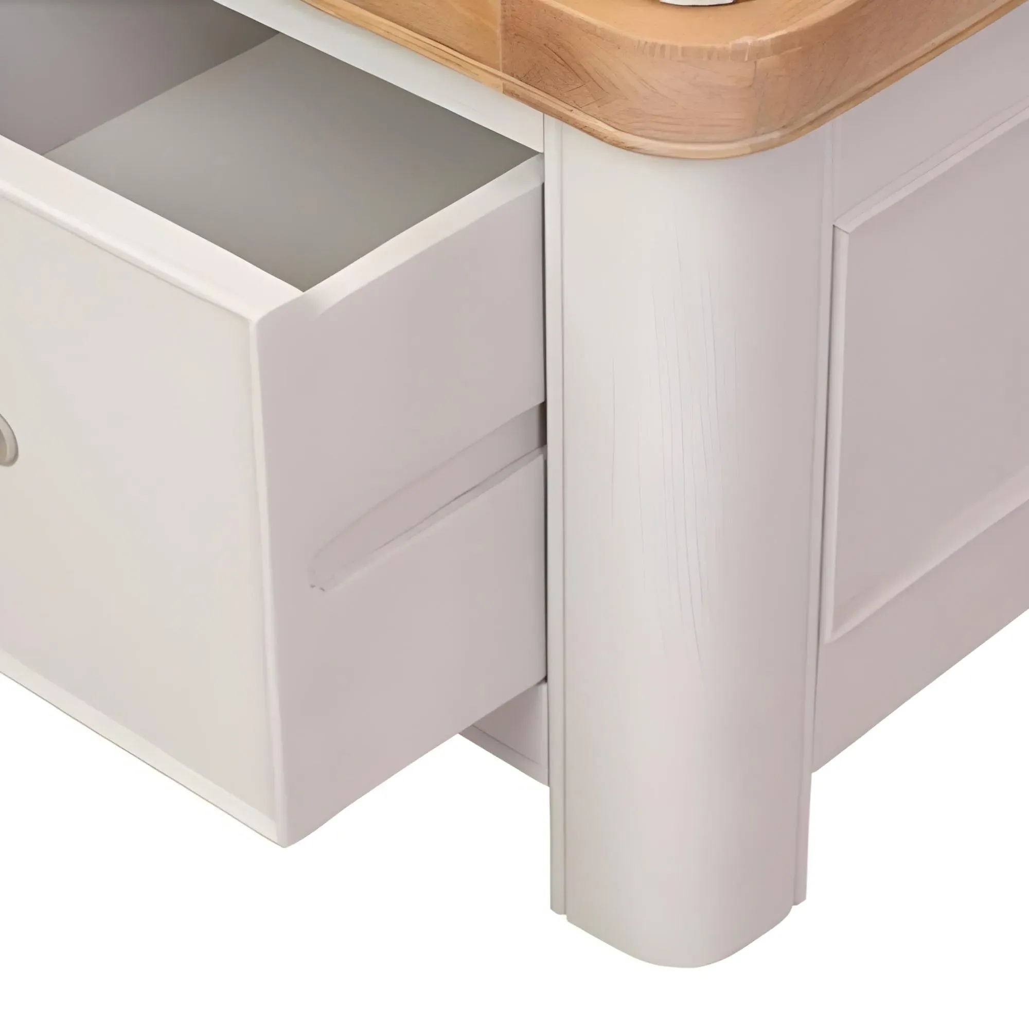 Clarion Oak 2 Door Wardrobe - Grey