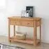 Clarion Oak 2 Drawer Console Table - Oak
