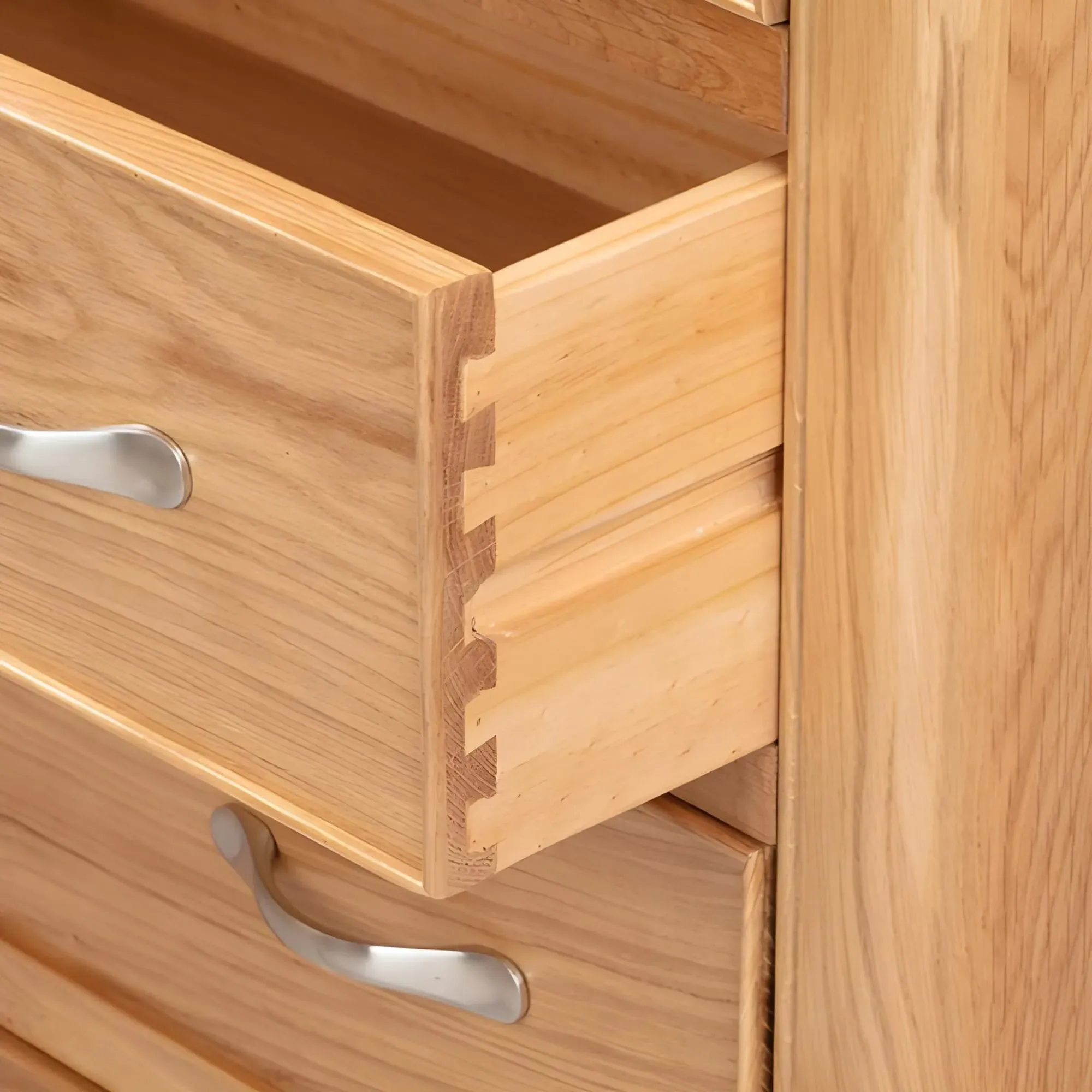 Clarion Oak 2+3 Drawer Chest - Lacquered