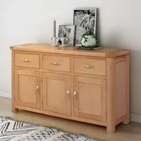 Clarion Oak 3 Door Large Sideboard