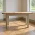 Clarion Oak 4-6 Seater Extending Dining Table - Grey