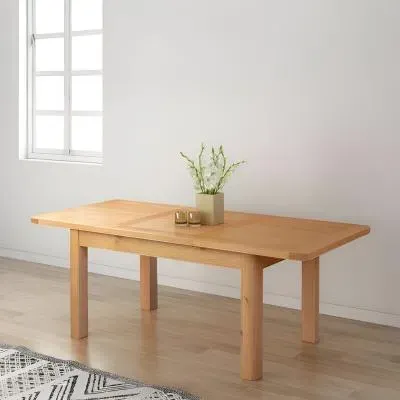 Clarion Oak 6-8 Seater Butterfly Extending Dining Table image