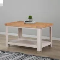Clarion Oak Coffee Table - Oak, Grey