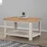 Clarion Oak Coffee Table - Oak, Grey