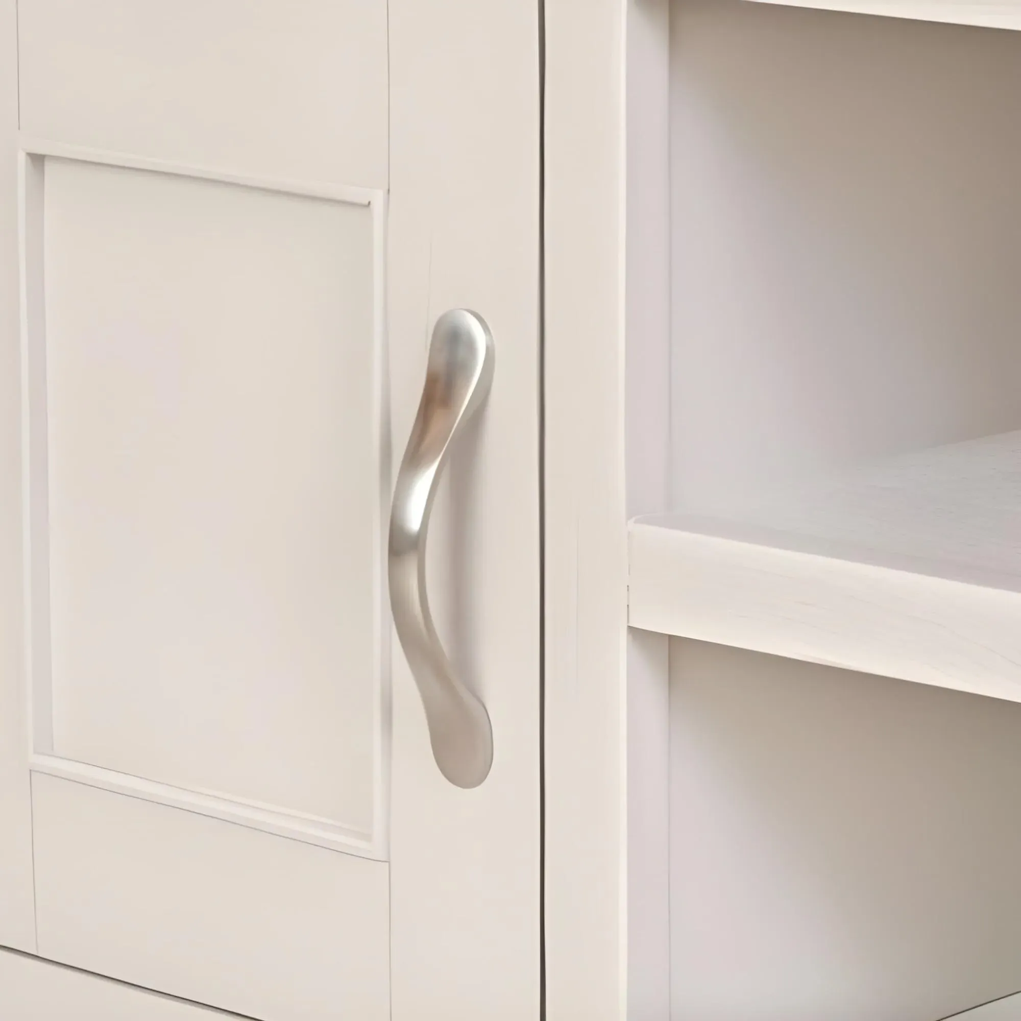 Clarion Oak Small TV Unit - Grey, Oak