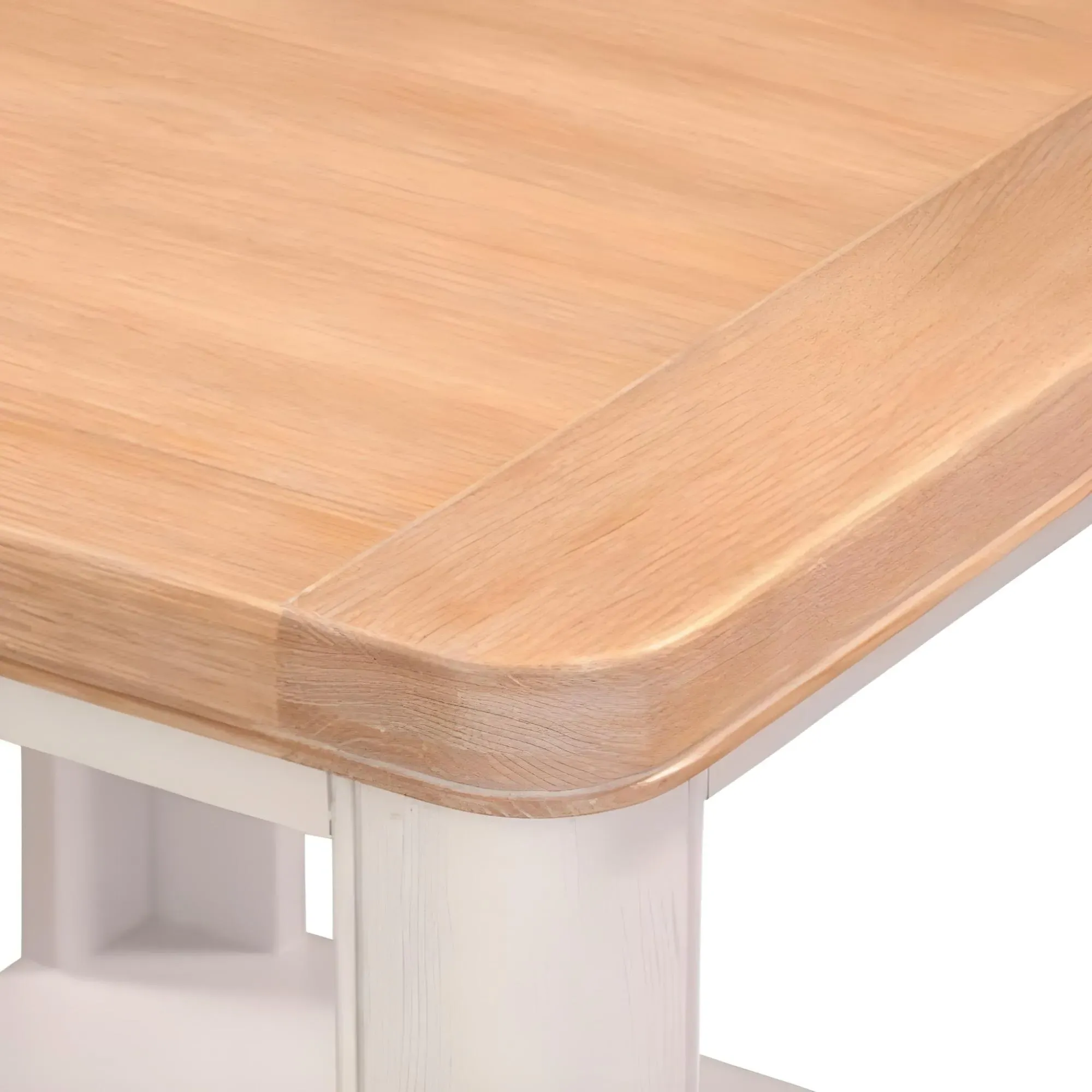 Clarion Oak Square Lamp Table - Grey, Oak