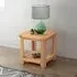 Clarion Oak Square Lamp Table - Oak