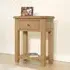 Dorset Oak 1 Drawer Console Table - Rustic Hand Waxed