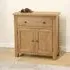 Dorset Oak 2 Door Small Sideboard - Rustic Hand Waxed