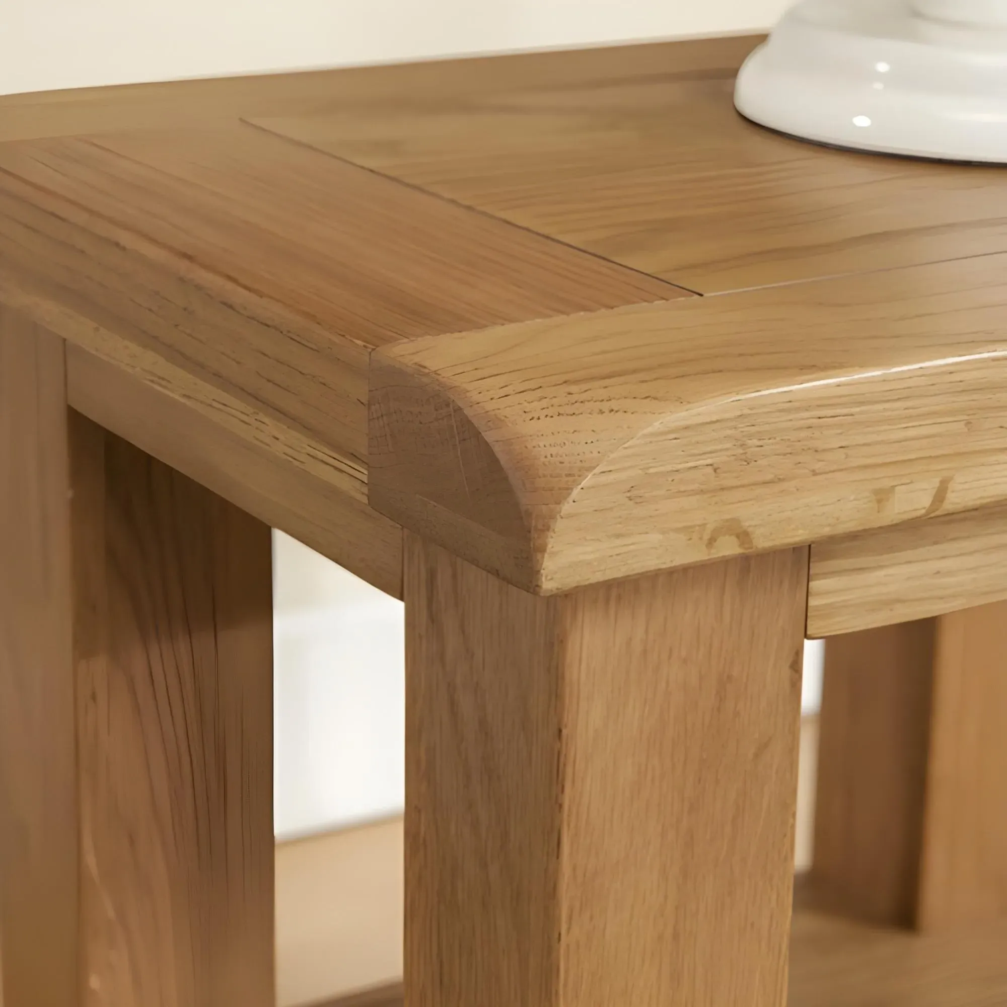 Dorset Oak Lamp Table - Rustic Hand Waxed