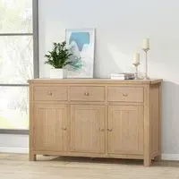 Hayley 2 Door Medium Sideboard - Oak