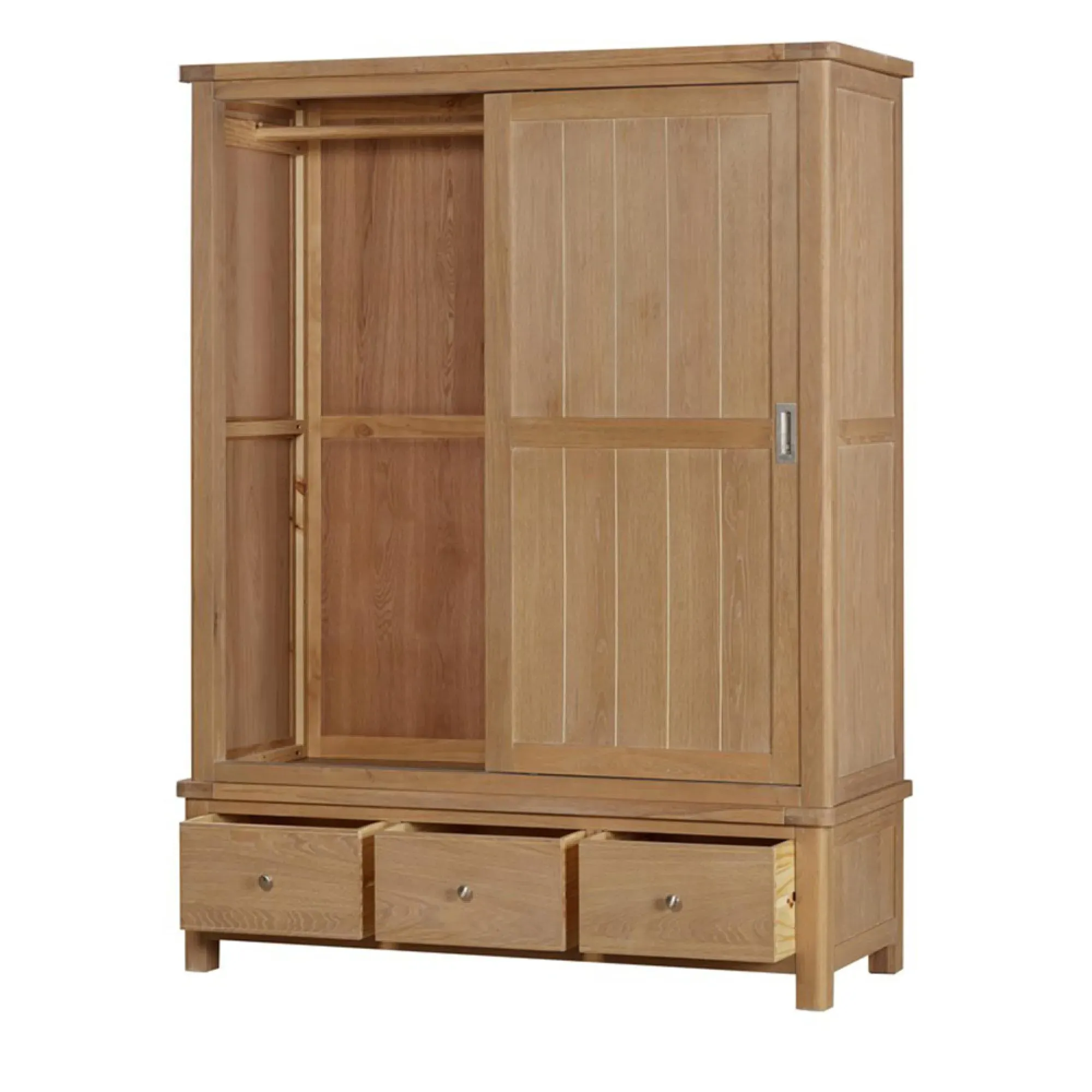 Hayley 2 Door Sliding Wardrobe - Oak