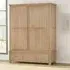 Hayley 2 Door Sliding Wardrobe - Oak
