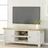 Hayley 2 Door TV Unit - White, Oak