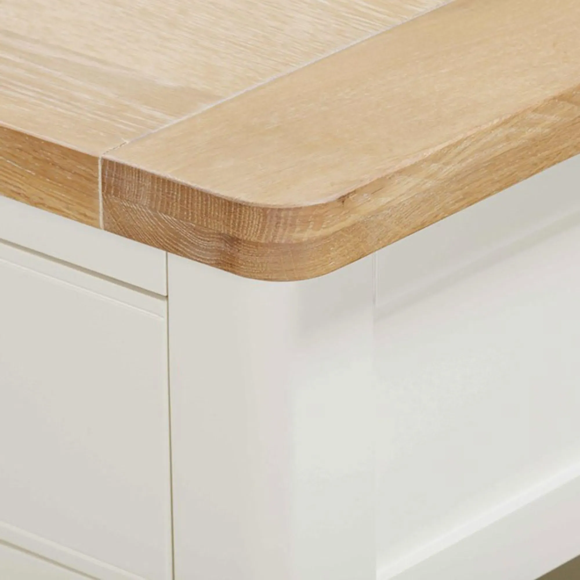 Hayley 2 Drawer Coffee Table - White, Oak