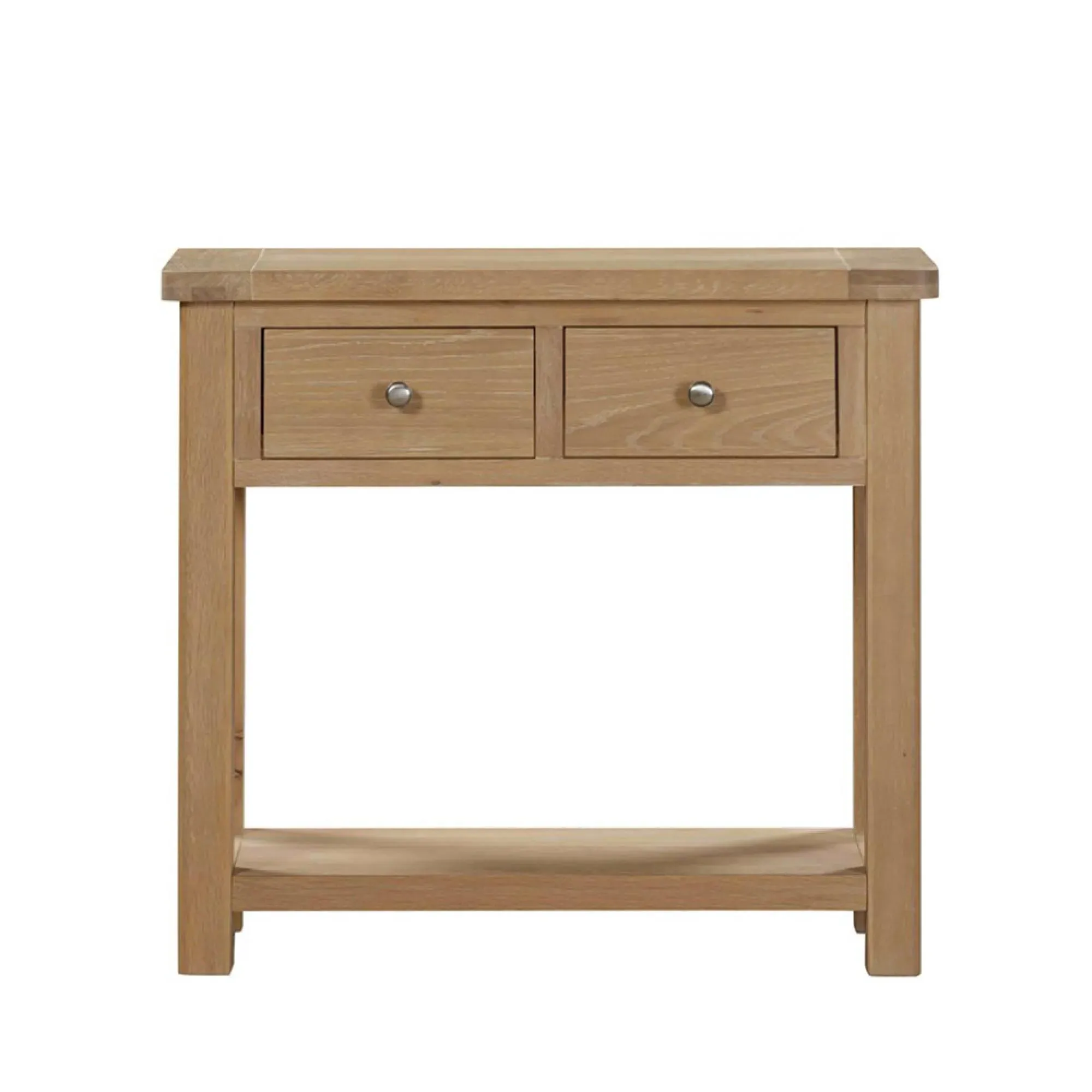 Hayley 2 Drawer Console Table - Oak