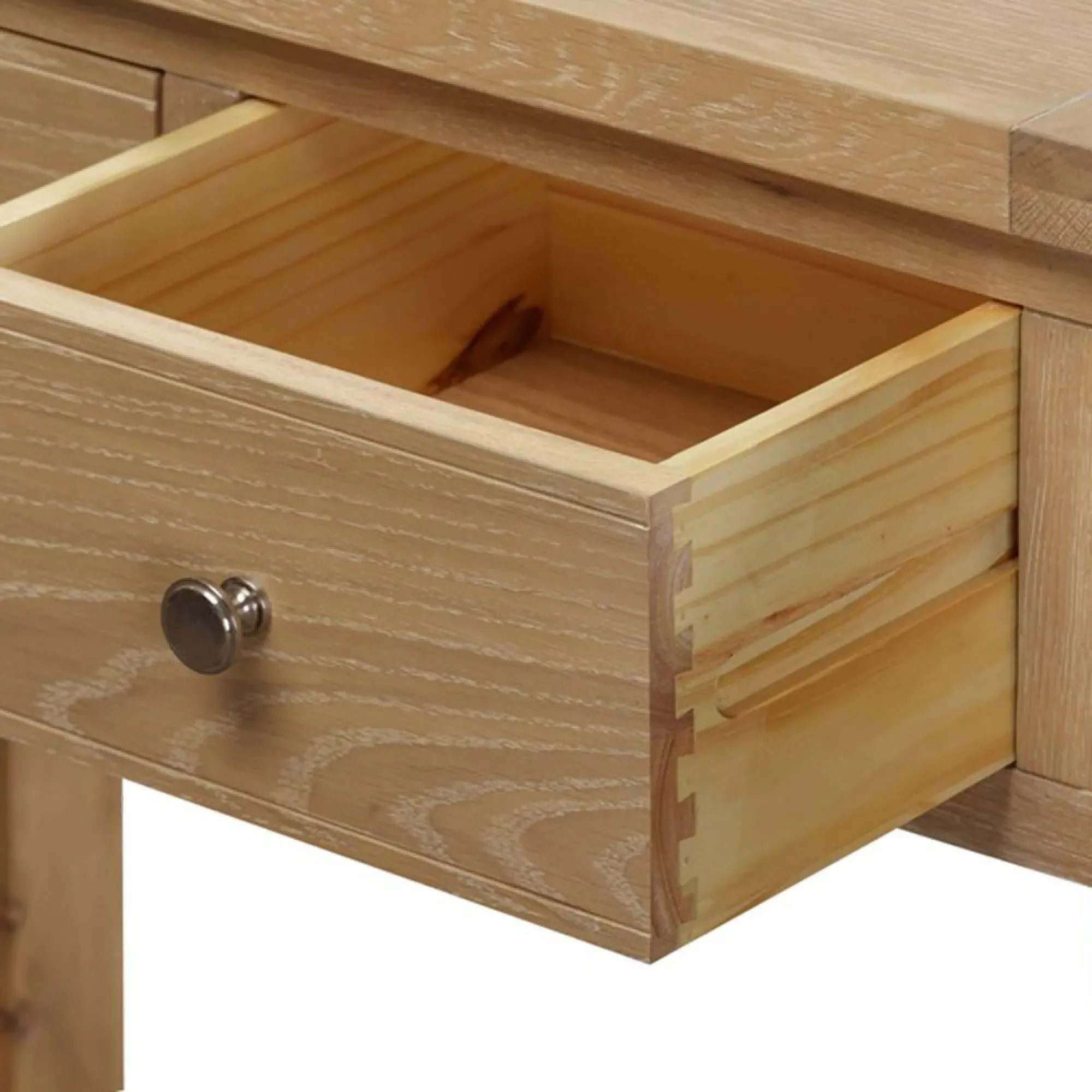 Hayley 2 Drawer Console Table - Oak