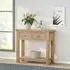 Hayley 2 Drawer Console Table - Oak