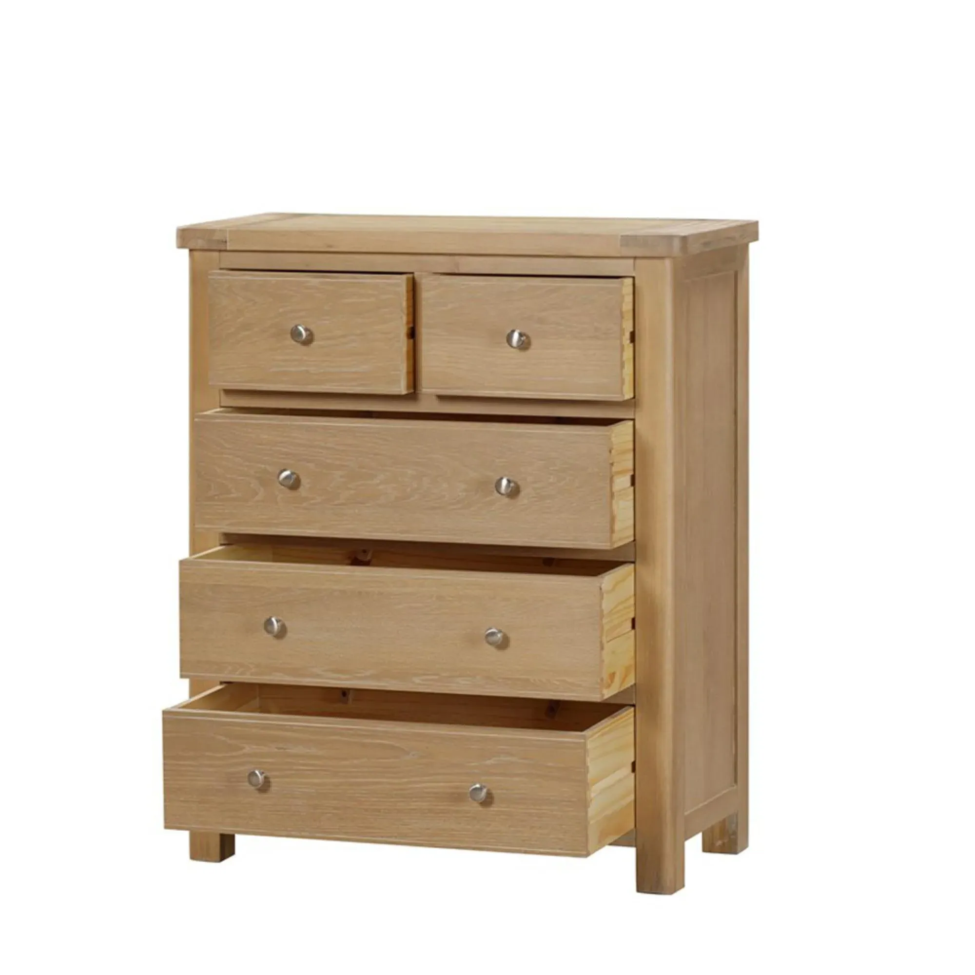 Hayley 2+3 Drawer Chest - Oak