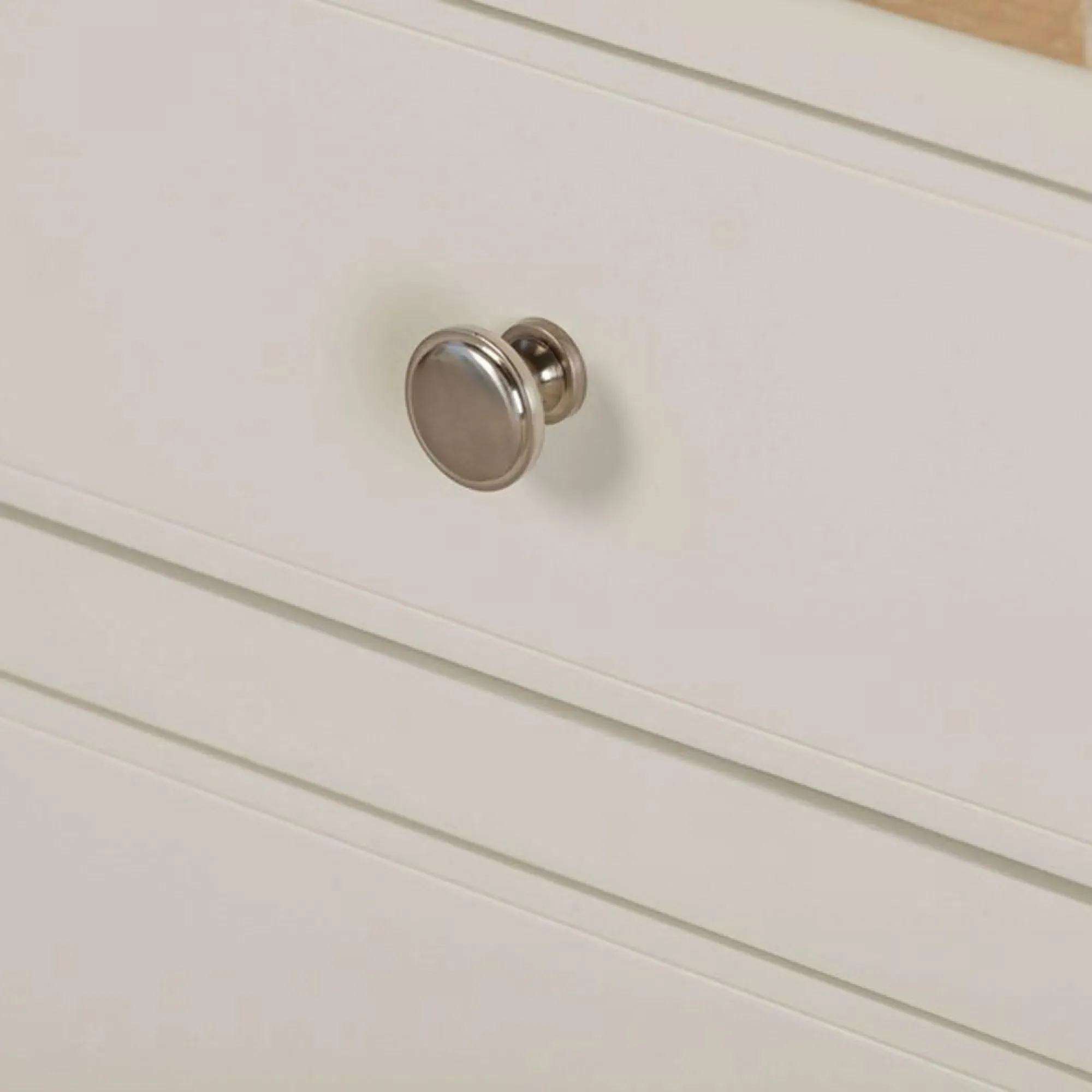 Hayley 3 Drawer Bedside Cabinet - White, Oak