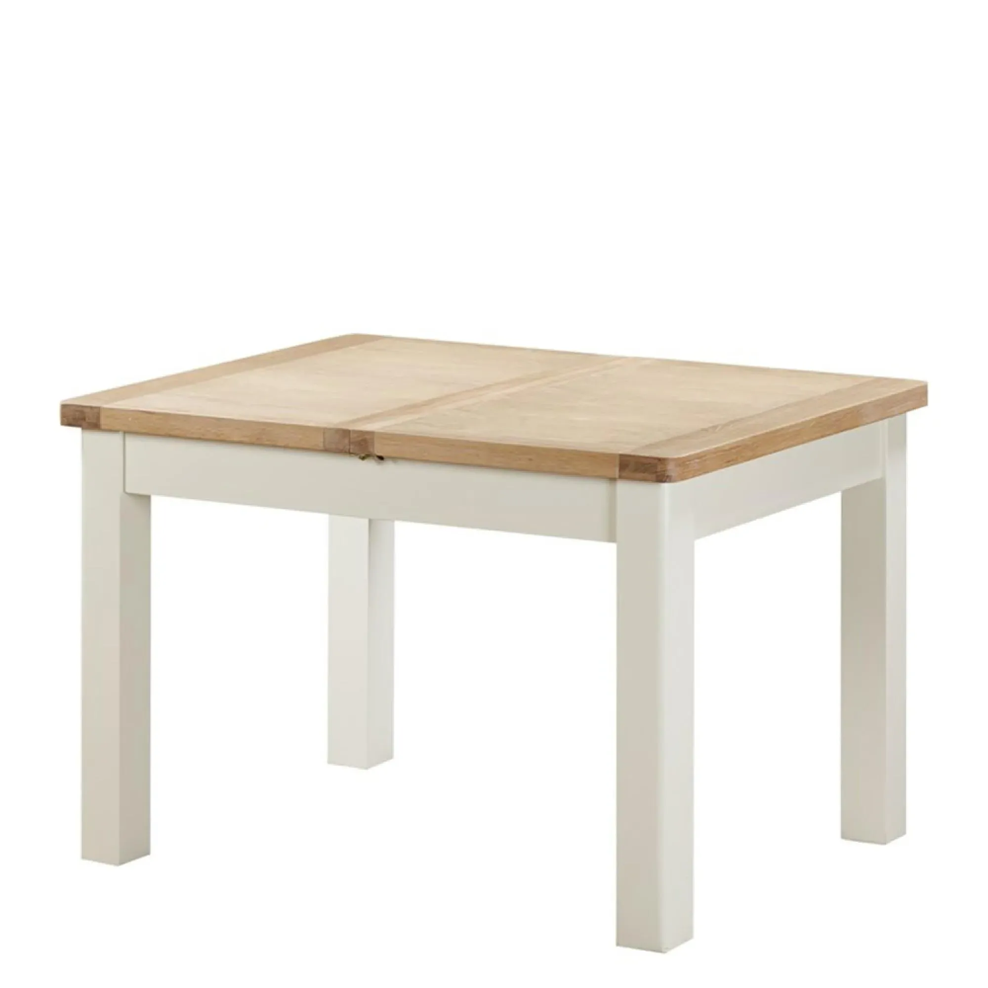 Hayley 4-6 Seater Extendable Dining Table - White, Oak