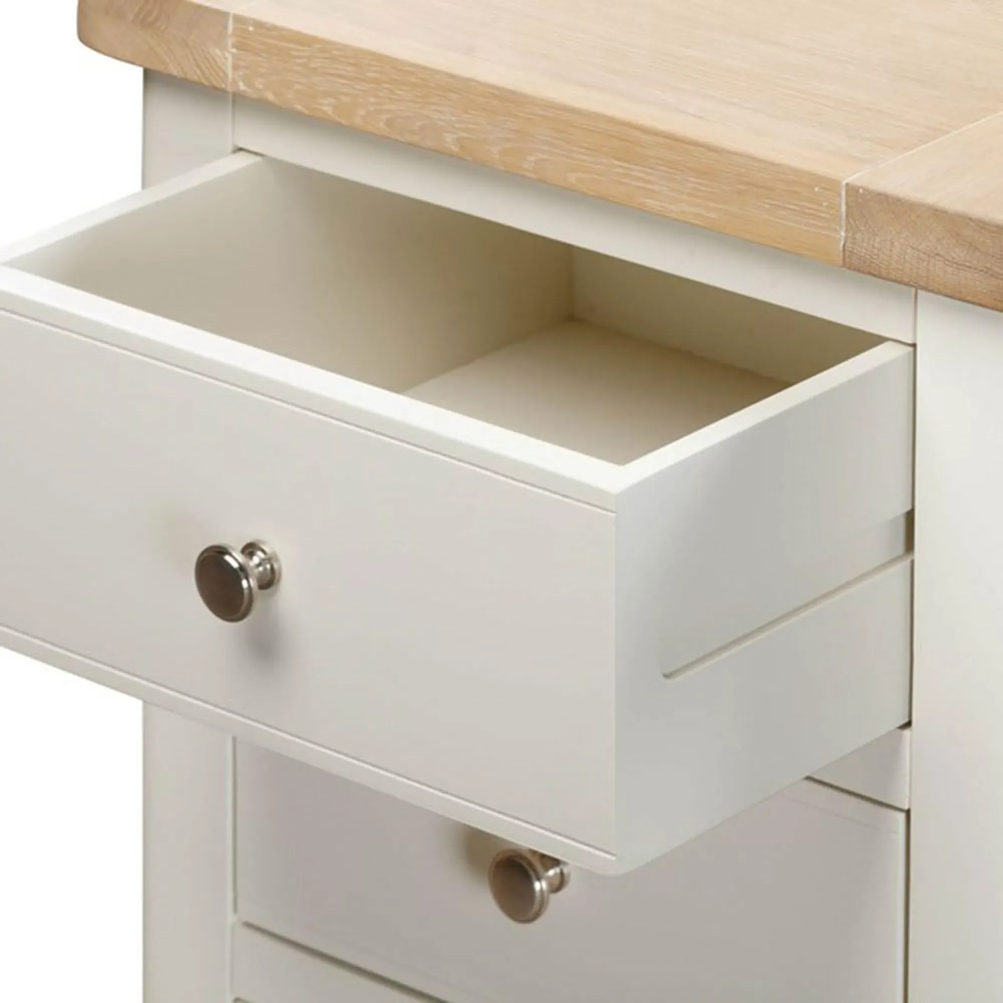 Hayley 5 Drawer Tall Chest - White, Oak