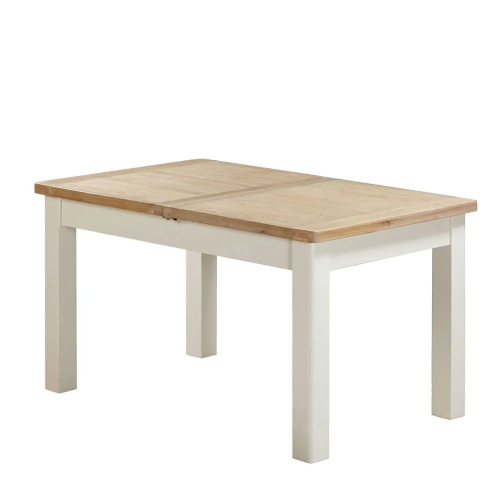 Hayley 6-8 Seater Extendable Dining Table - White, Oak