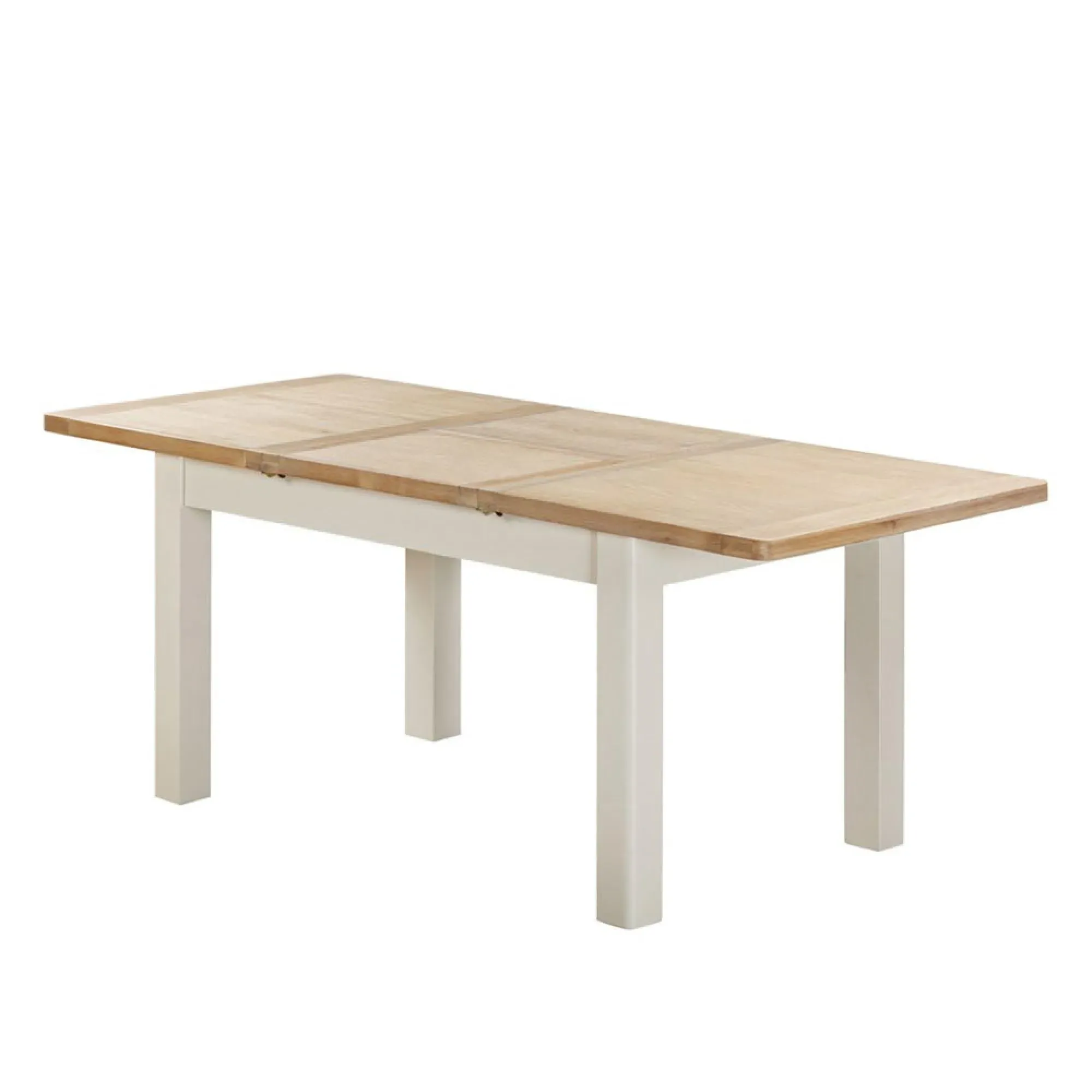 Hayley 6-8 Seater Extendable Dining Table - White, Oak