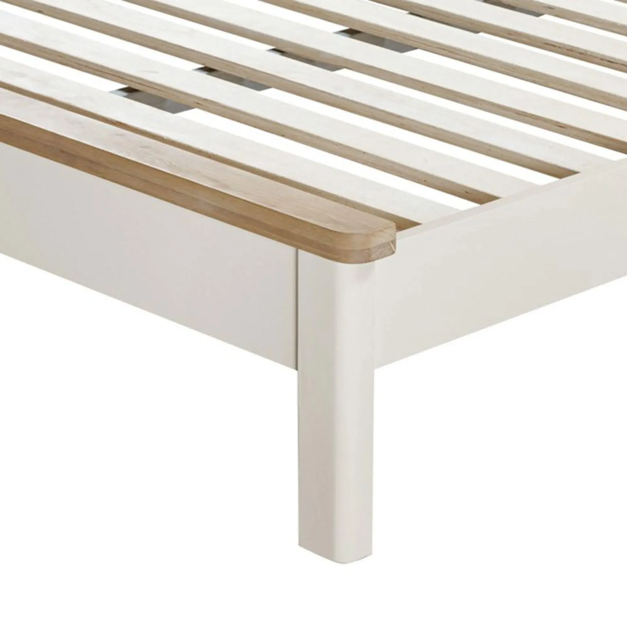 Hayley Bed Frame - White, Oak