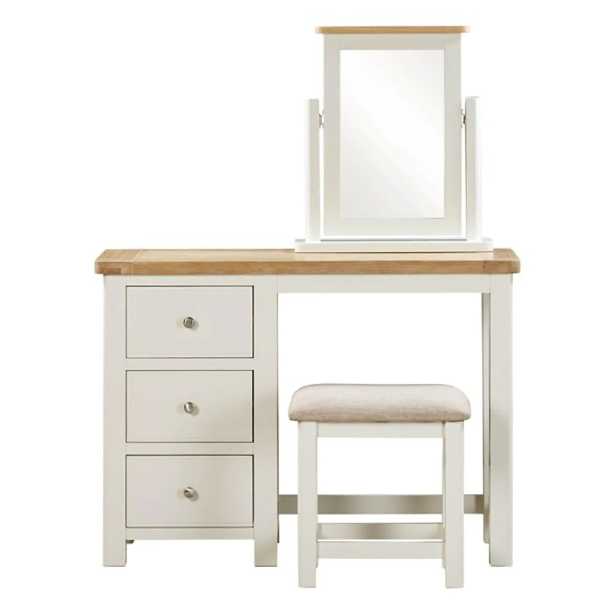 Hayley Dressing Set - White, Oak