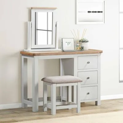 Hayley Dressing Set - White, Oak image