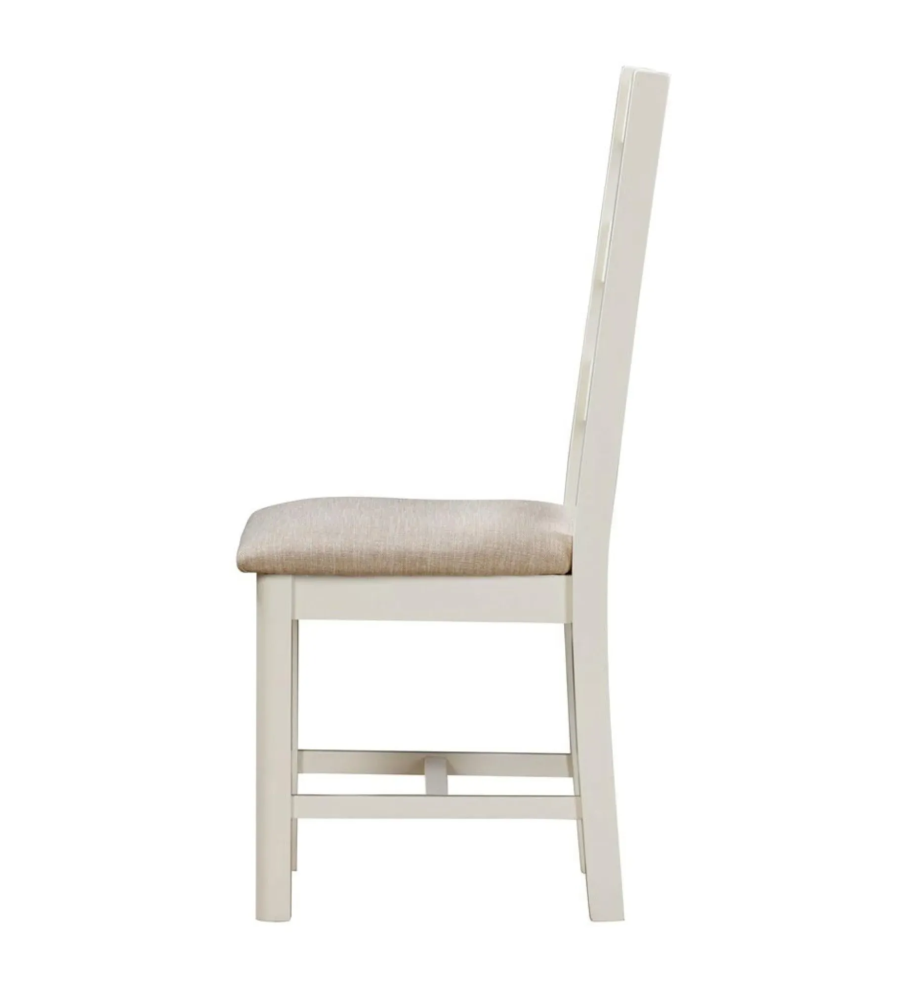 Hayley Ladder Back Dining Chair - White, Oak