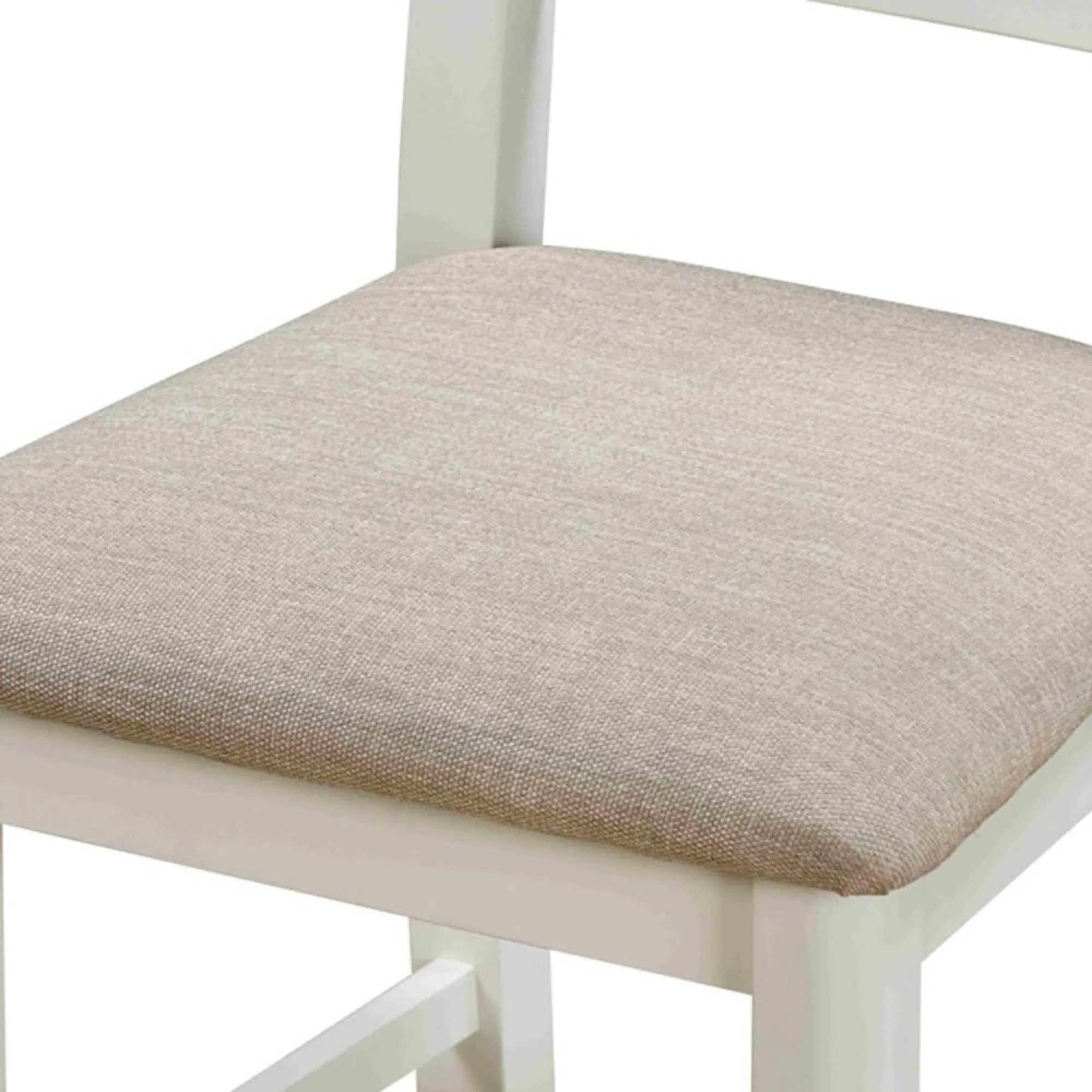 Hayley Ladder Back Dining Chair - White, Oak