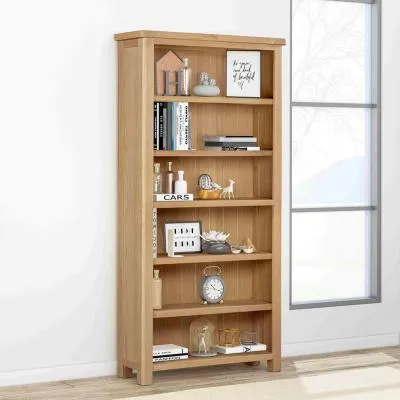 Hayley Large Bookcase - Oak