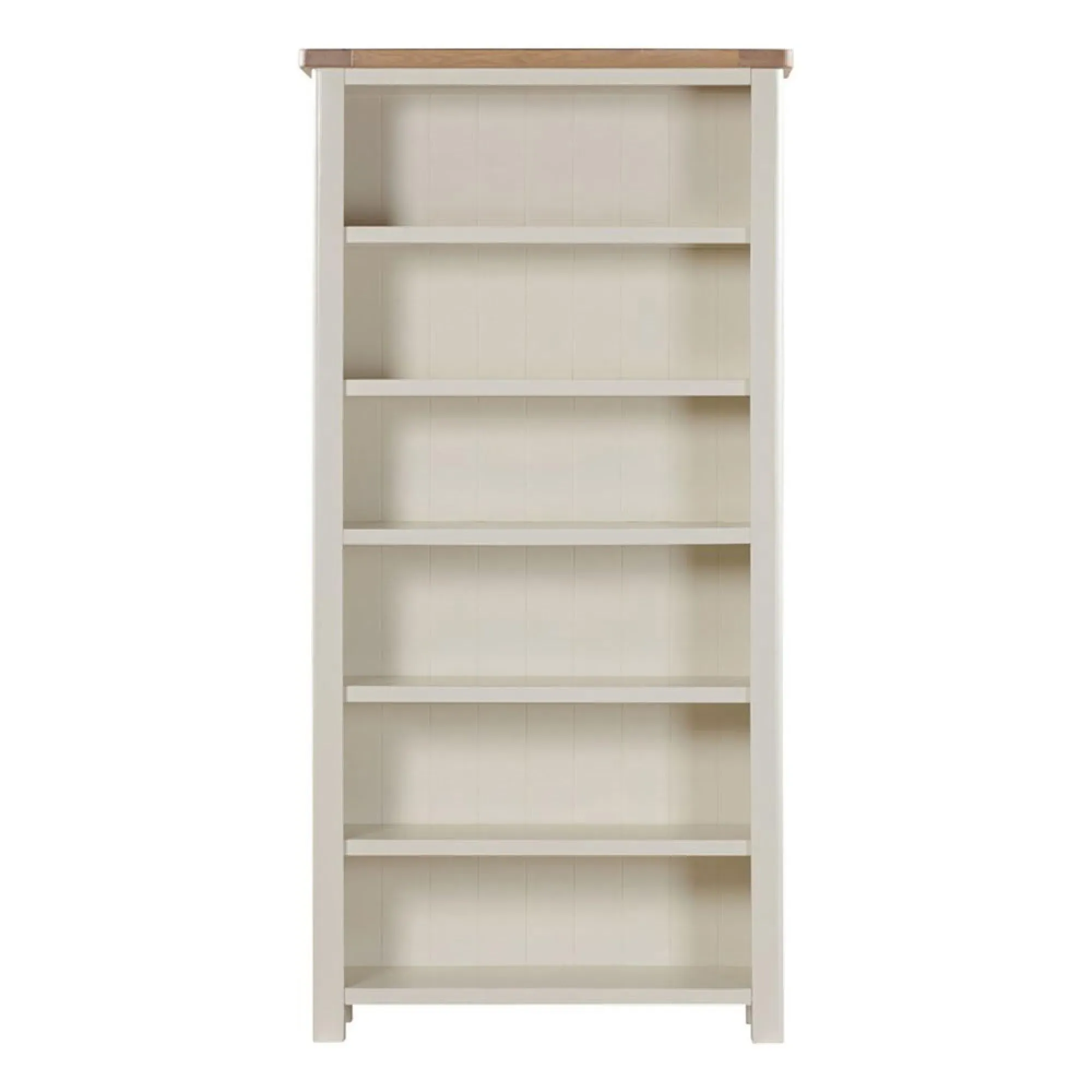 Hayley Large Bookcase - White, Oak