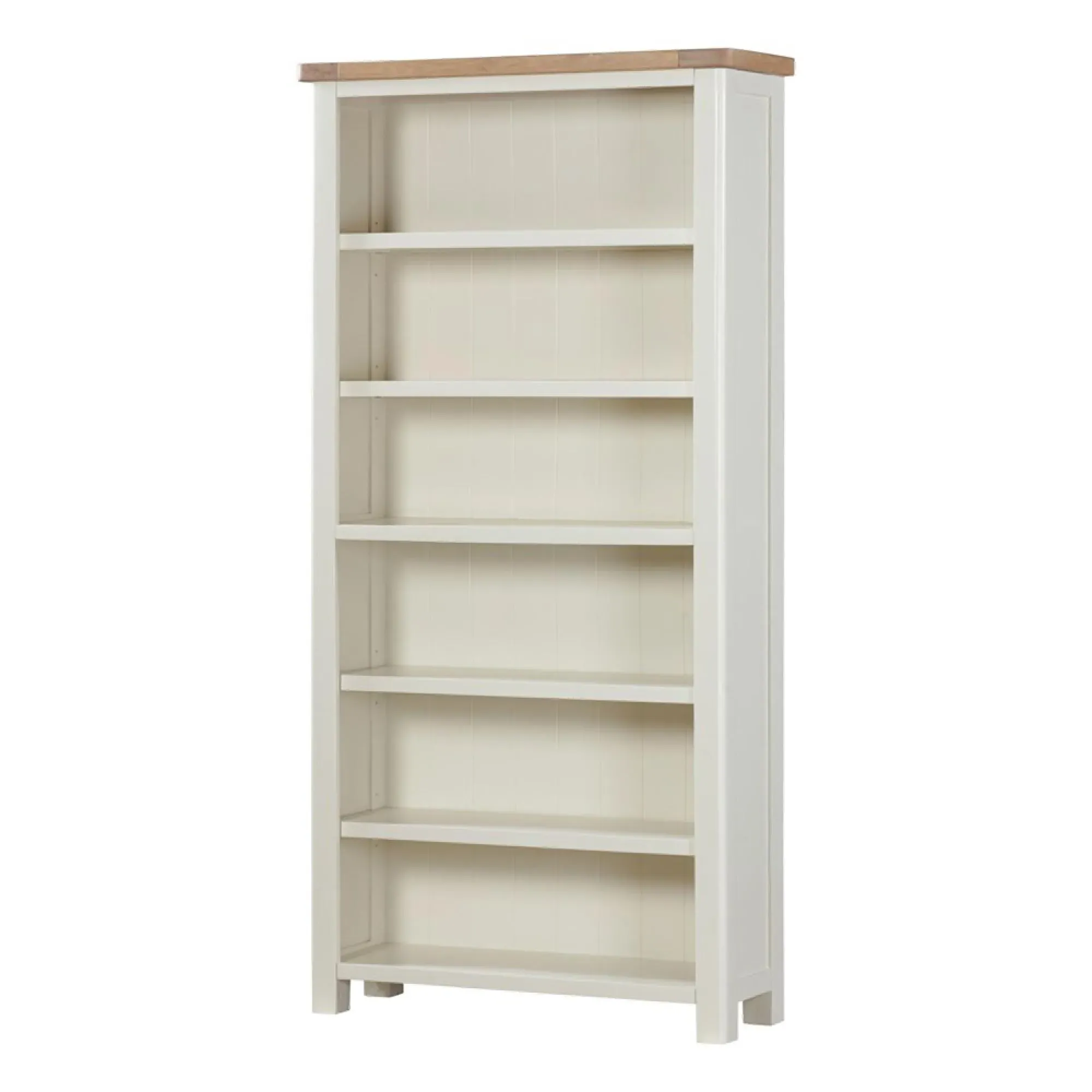 Hayley Large Bookcase - White, Oak