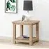 Hayley Square End Table - Oak