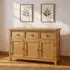 Janelle 3 Door Medium Sideboard - Oak