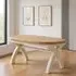 Janelle 6-10 Seater Oval Extending Dining Table - Grey, Oak