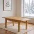 Janelle 6-8 Seater Butterfly Extending Dining Table - Rustic Oak