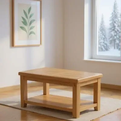 Janelle Coffee Table - Rustic Oak