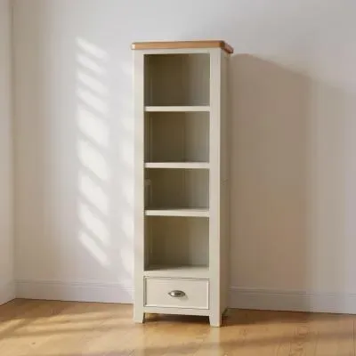 Janelle Narrow Bookcase - Grey image