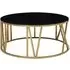 Alana Round Coffee Table - Black, Glass