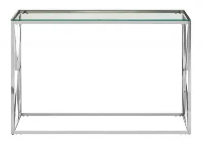 Allure Console Table - Silver, Glass image