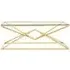 Allure Glass Coffee Table - Champagne Gold