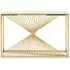 Amella Glass Console Table - Gold