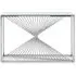 Amella Glass Console Table - Silver