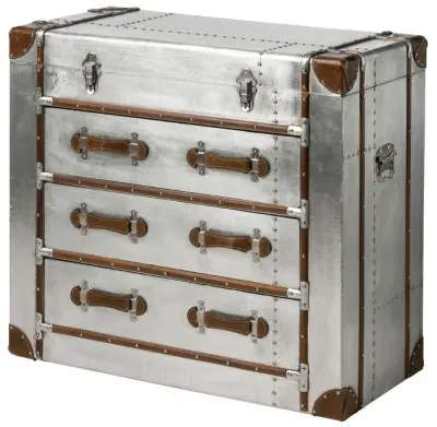 Avro 3 Drawer Cabinet - Silver, Aluminium