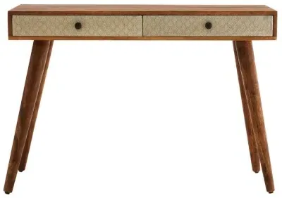 Boho 2 Drawer Console Table - Natural, Mango Wood image